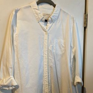 Crisp White Button Down